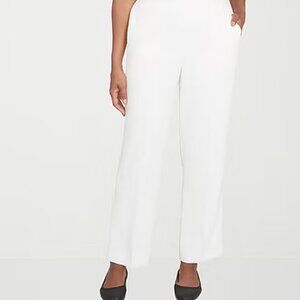 Alfred Dunner Copenhagen Womens Comfort Waistband Straight Corduroy Pant